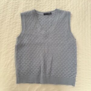 Brandy Melville Baby Blue Sweater Vest